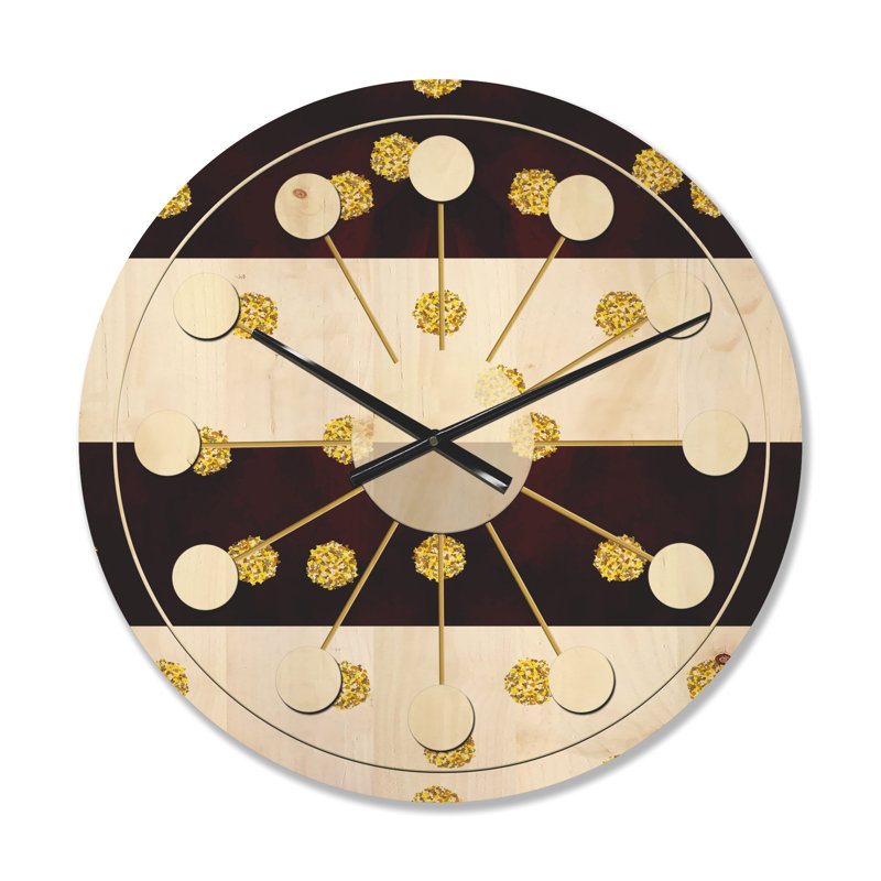 Solid Wood Wall Clock, Medium