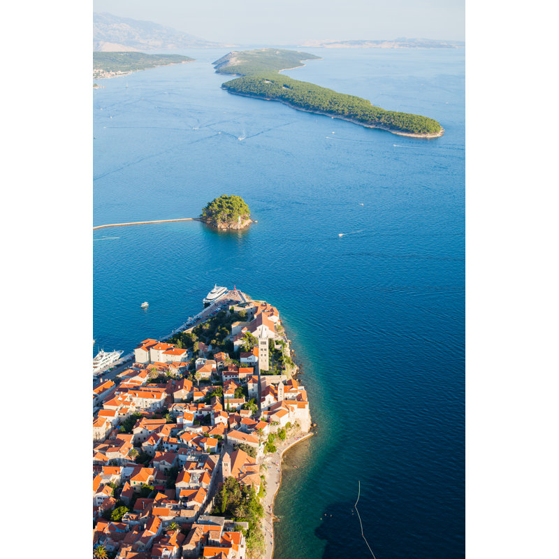 Croatia Coastline by MariuszSzczygiel - Wrapped Canvas Print, 46cm H x 30cm W 
