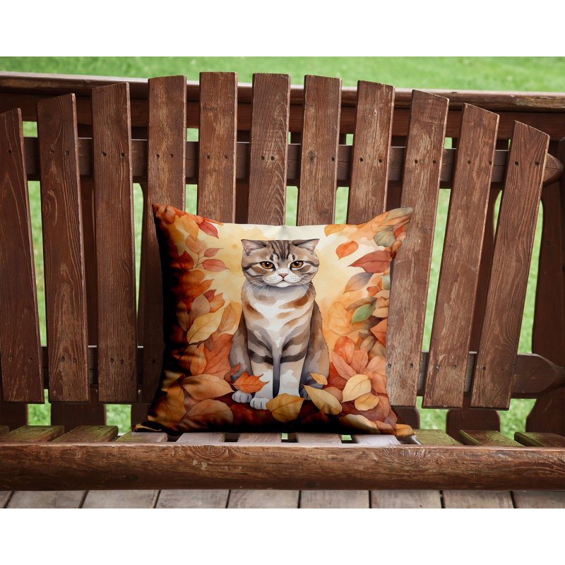 Coussin Scottish Fold, Carré 14 po