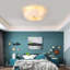 Elegant Feather Design Ceiling Fan With Lights Flush Mount Ceiling Fan With Light For Modern Homes A Blend Of Art And Functionality