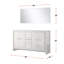 Ensemble de meuble-lavabo double 60 po avec miroir Lafarre-97832509-113107985