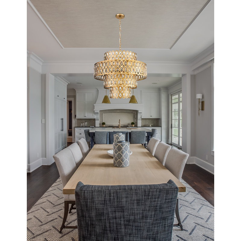 Luminaire suspendu en forme de lustre à 13 lumières Fredric