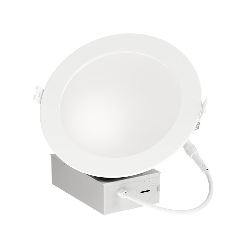Plafonnier encastré en baie, H 2 po x l 6,75 po x P 6,75 po, 12 W