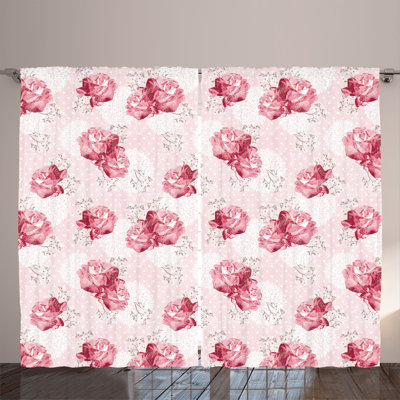 Semi Sheer Curtain Pair