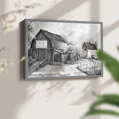 Day At The Farm -Framed Print - Restickable