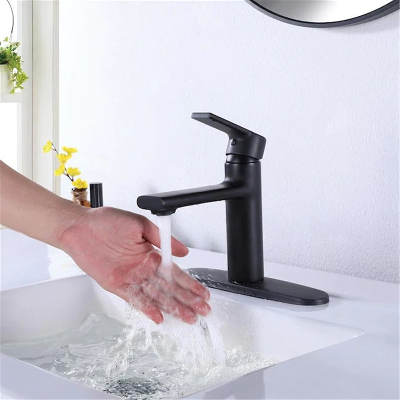 Robinet de lavabo de salle de bain à poignée simple Modern