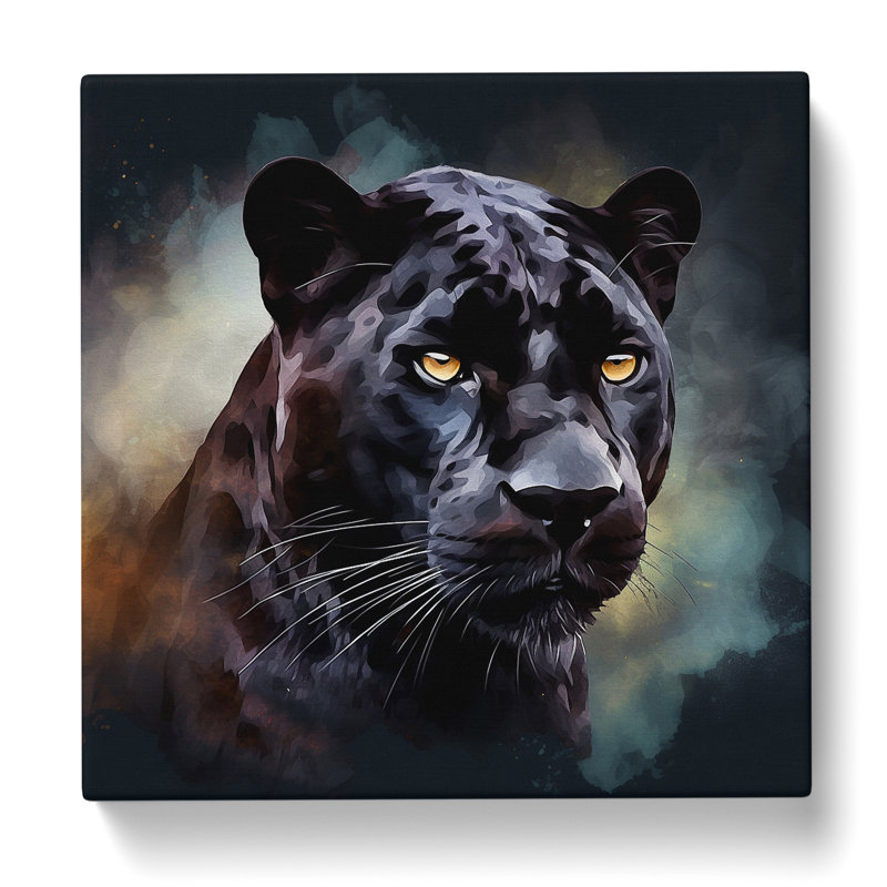 Panther No.1 - Wrapped Canvas, 50cm H x 50cm W x 3cm D
