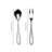 FORMA 2 Piece Stainless Steel Hostess Set