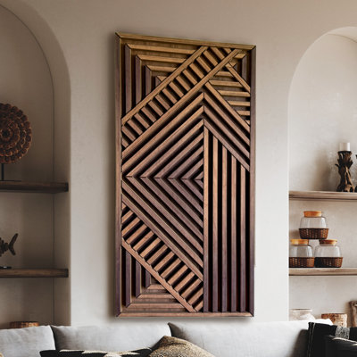 Handmade Modern Wood Wall Art Ivonna