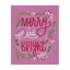 Art mural sur toile «Merry and Bright Pink Pine» par Louise Allen Designs