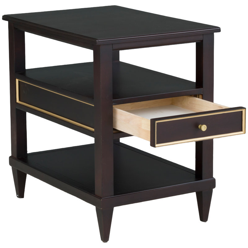 Matteo End Table, Café Mocha