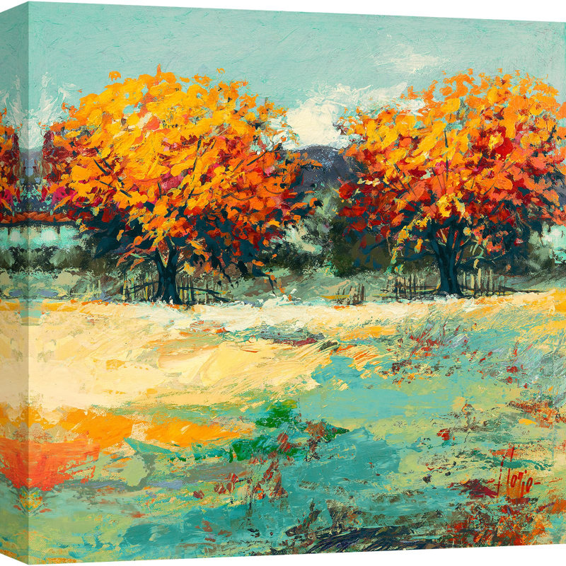 1LR6269 Countryside In Summer II - Wrapped Canvas Print, 70cm H x 70cm W x 4cm D