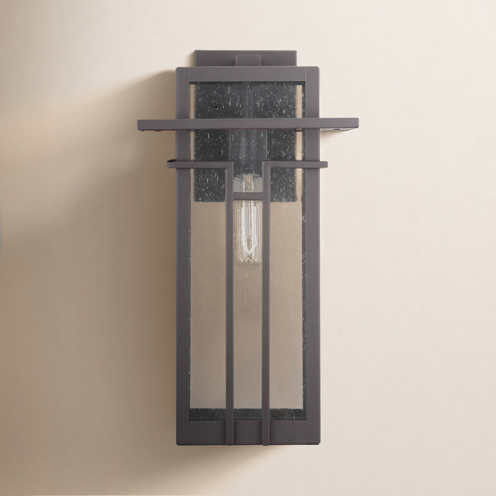 Blithe Single Light Outdoor Wall Light, 16.5" H x 9" W x 8.5" D