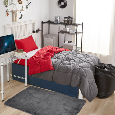 44 Piece College Dorm Bedding And Essentials Package