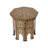 Bone Inlaid Teak Side Table