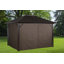 Rideaux bruns Sojag pour abri de jardin Genova, polyester-27121830-90565049