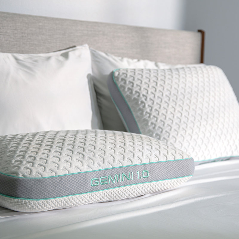 Bedgear Gemini Performance Pillow - Firm Support Pillow For Neutral/Warm Sleepers, 5.25