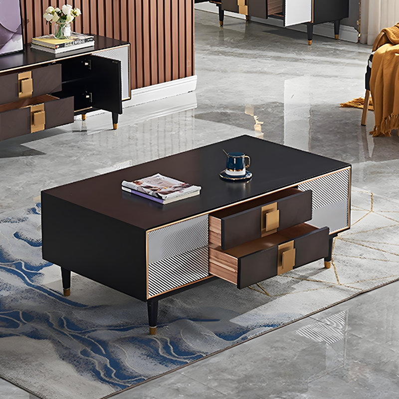Table basse moderne avec tiroir de rangement