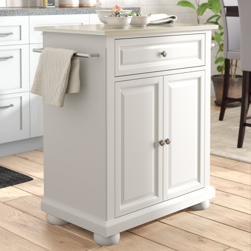 Hedon Kitchen Cart, White
