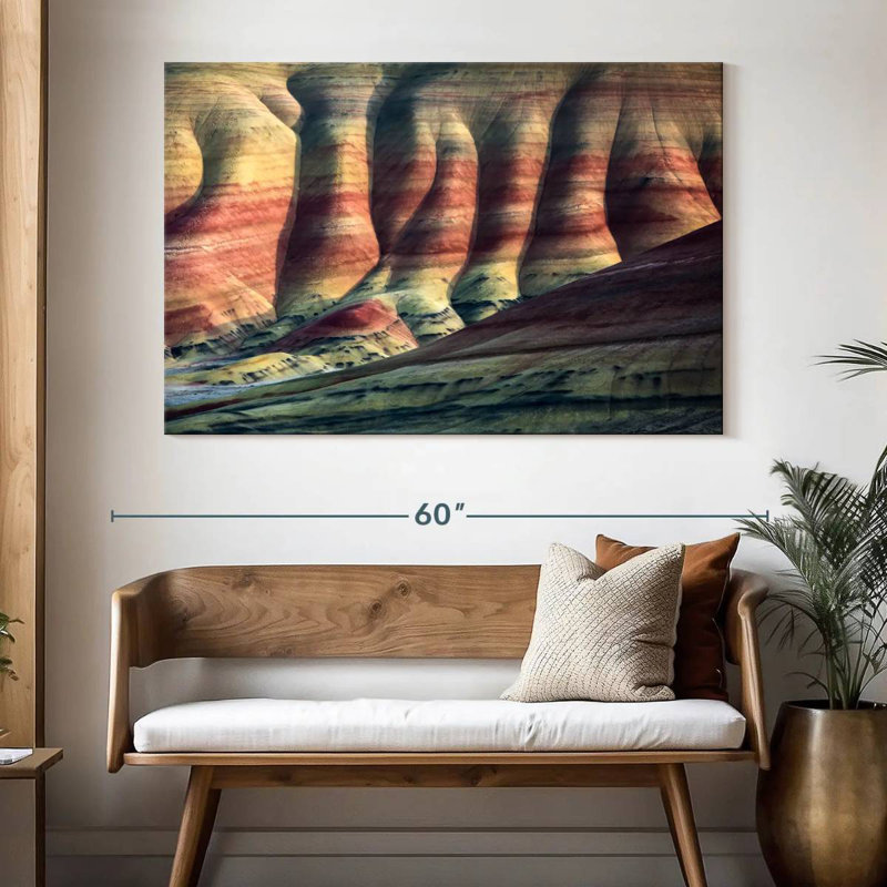 Alvord Painted Hills, H 34 po x l 51 po