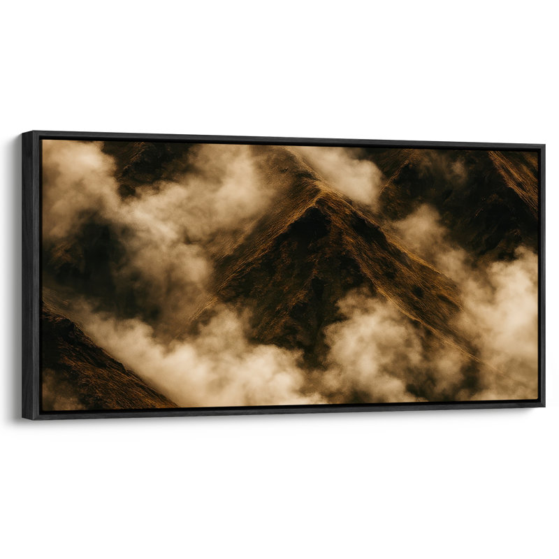 Très grand art mural rétro encadré pour art classique, H 30 po x l 60 po, Noir