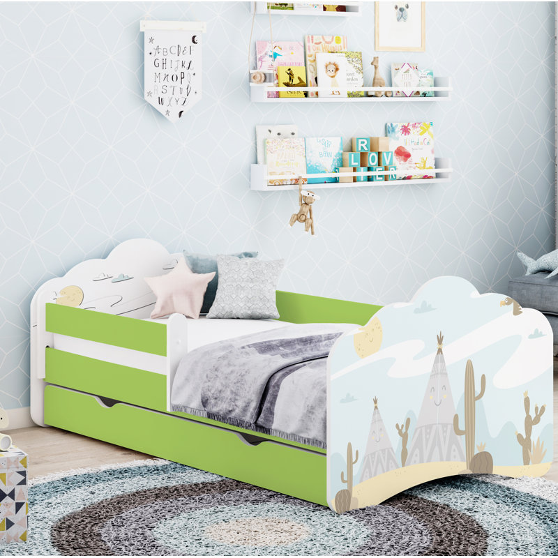 Quickep Cabin Bed Themed Beds, Green, European Toddler