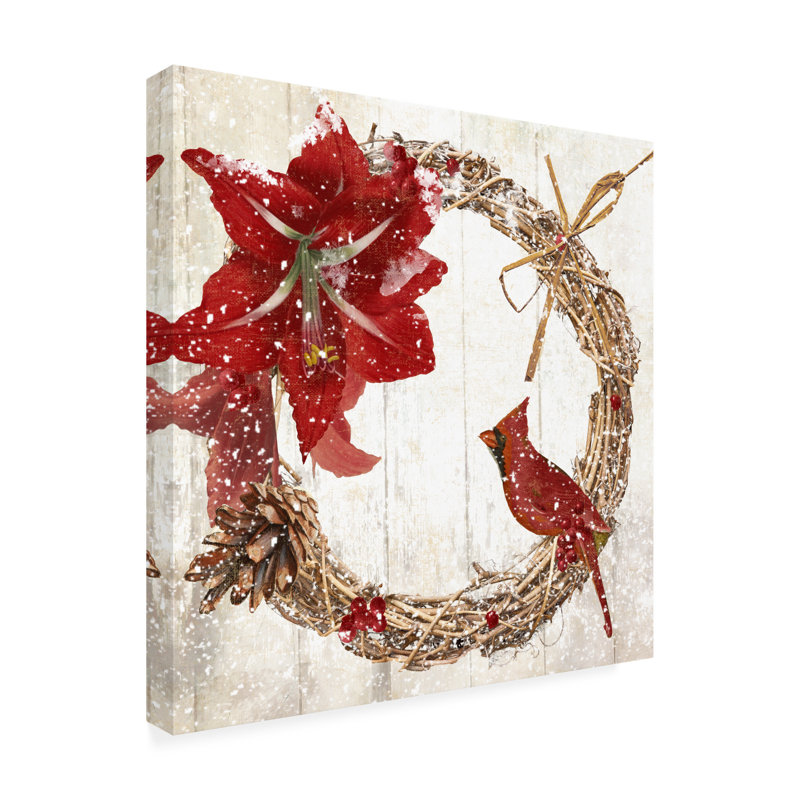 Art sur toile «Bachelor Sasha Cardinal Christmas Ii», H 35 po x l 35 po
