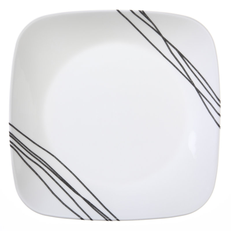Simple Sketch Square 8.75" Lunch Plate