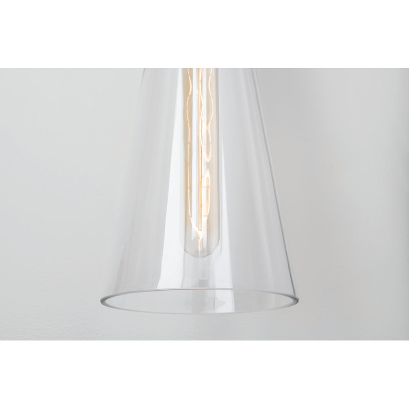 Luminaire suspendu en pot 1 lumière Gena, Cuivre poli