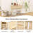 39.37" Rattan Console Table With 2 Drawer