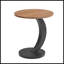 Ensemble de 2 tables basses gigognes noires-234684408