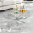 Ayala 35.43" Round Coffee Table with Glass Top-1176168697