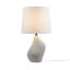 Lampe de table asymétrique en céramique grise voir ci-dessous