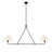 2 - Light Candle Style Linear Chandelier-1639651730