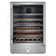 Cosmo Lumin Collection 24 in. 52-Bottle Single Zone Compressor Wine Cooler, Digital Controls, LED Lighting, Stainless Steel