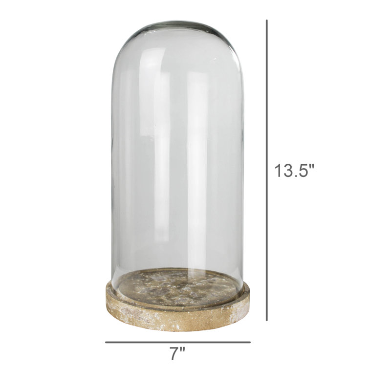 Adamec Table Vase, 13.5" H x 7" W x 7" D