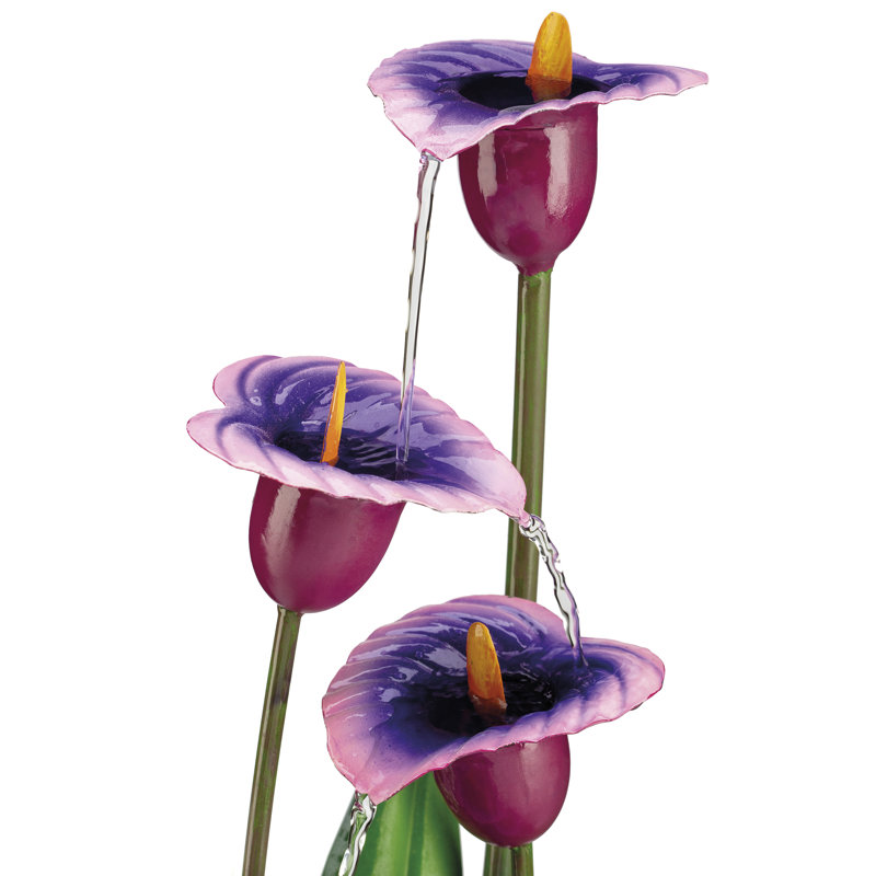 Outdoor Metal Weather Resistant Sculptural Fountain