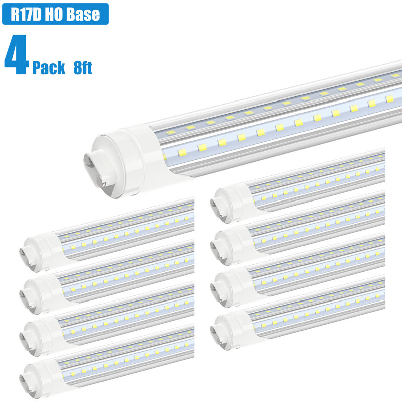 T8 8FT 72W R17D HO Base LED Light Bulbs, 5000