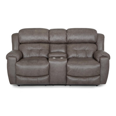 Causeuse inclinable en cuir Mahaz