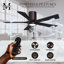 Irene Flushmount Light Kit 5 Blade LED Ceiling Fan-363965523-327028476-400726662