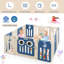 Barrière de sécurité pliable pour 14 enfants-55280464