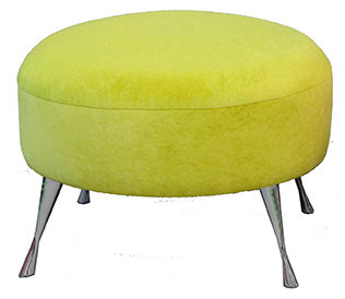 Simple Accent Stool, Lime