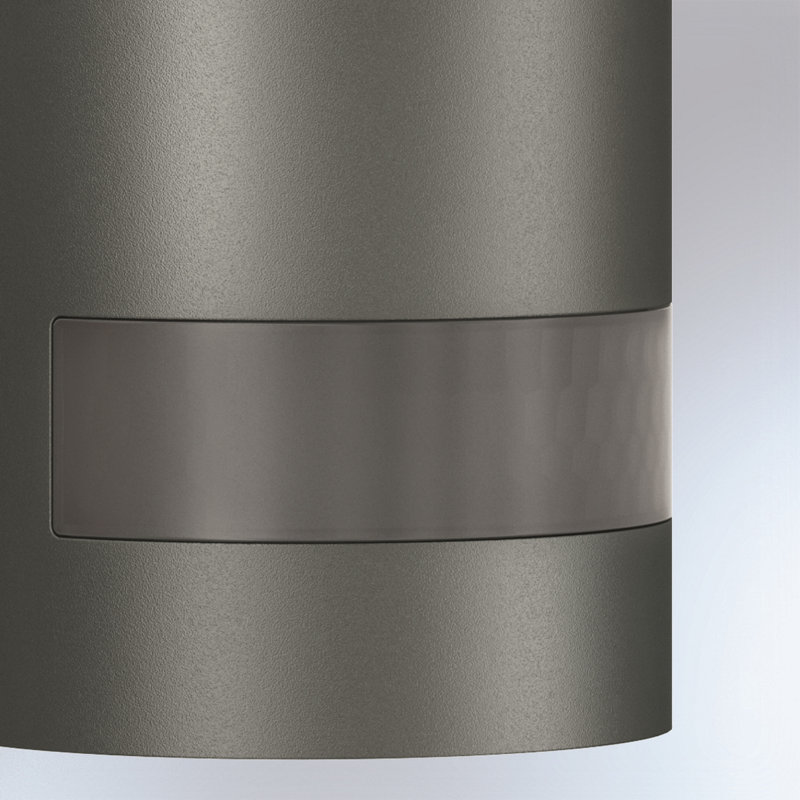 LED Outdoor Wall Light L 605 S Anthracite Opal Glass Motion Sensor Softlight Start