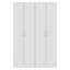  Ensemble de rangement de garage 4 portes 8 tablettes utilitaires L 47 po Unité d'organisation en bois pour le garage et les outils 6 tablettes réglables anti-basculement - blanc-1526525254