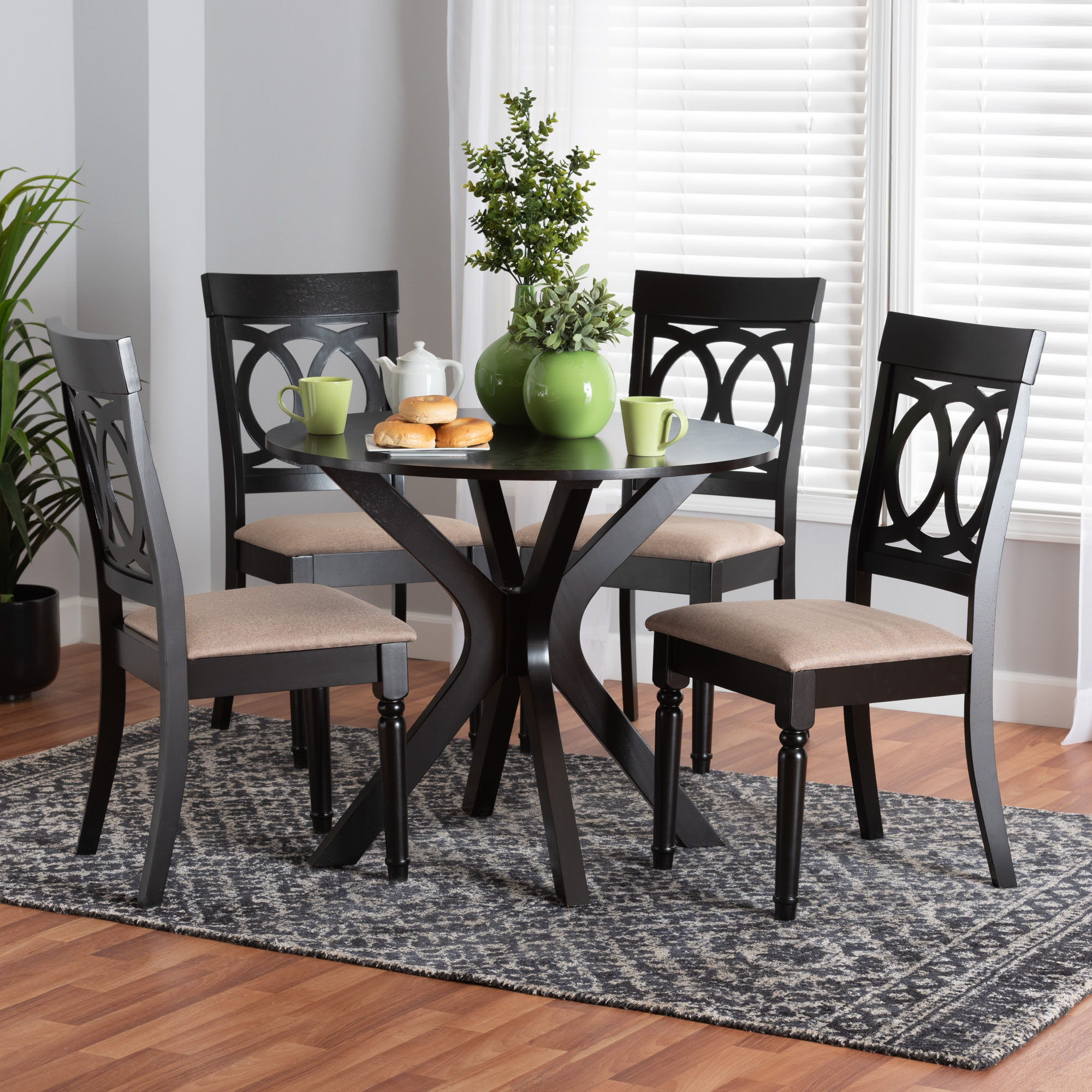 Red Barrel Studio® Bhrianne 4 - Person Dining Set & Reviews | Wayfair