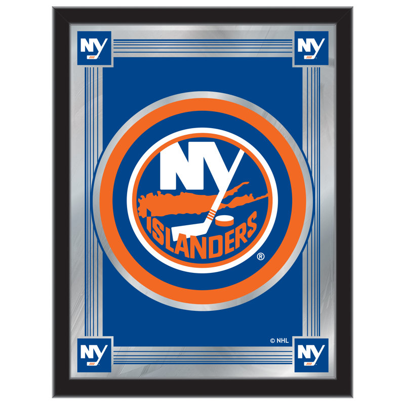 « logo mirror », impression encadrée NHL, New York Islanders
