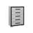 5-Drawer Vertical Chest With Monochrome Bar Handles