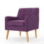 Fauteuil capitonné en polyester de 25 po de largeur Kie (ensemble de deux)-33247099