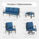 Akadian 9 - Person Patio Conversation Set with 2 Swivel Lounge Chairs