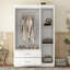Armoire à miroir 3 portes avec tablettes-1040092494